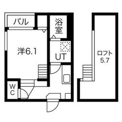 六番町駅 徒歩5分 1階の物件間取画像